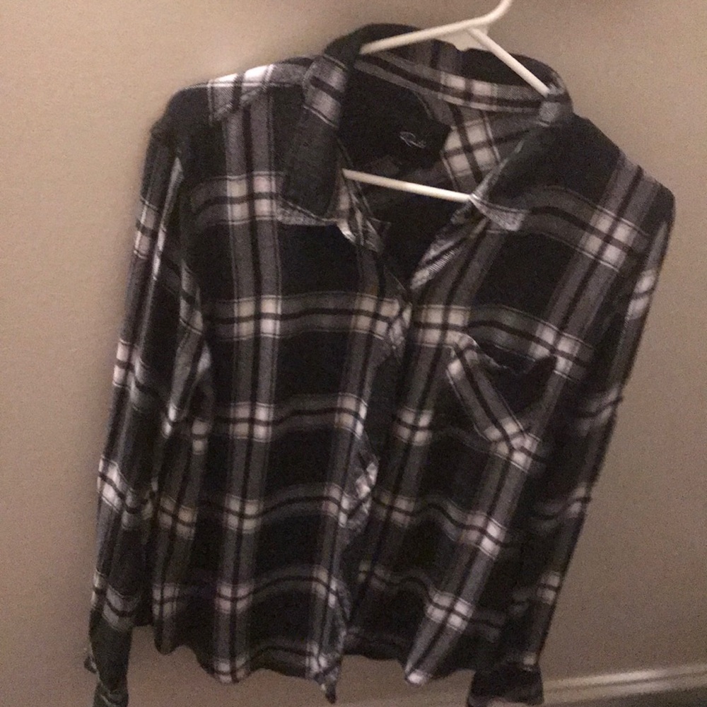 Rails button down